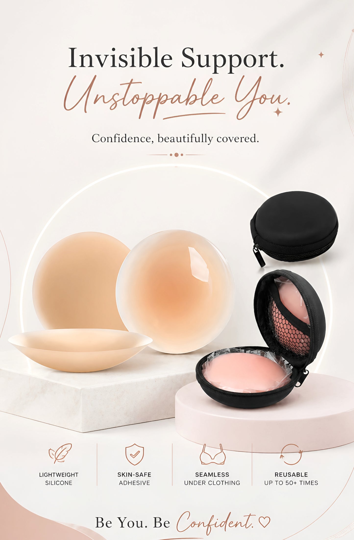 Premium Reusable Silicone Nipple Covers