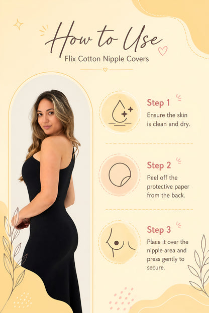 Saving Pack - Disposable Premium Cotton Nipple Covers